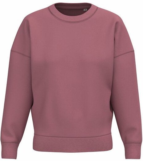 Greenspired Umweltfreundliches Damen Sweatshirt mit Rundhalsausschnitt und überschnittenen Schultern 300g/m²