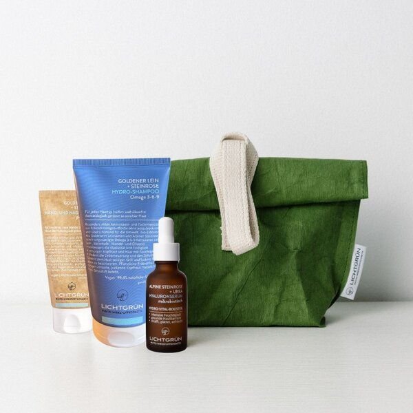 LICHTGRÜN GESCHENKSET Hydro-Vital für ihn mit Kulturtasche gratis