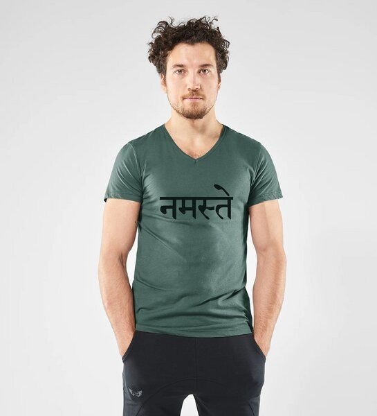 Thumbnail - Renegade Guru Herren Yoga Shirt Namaste