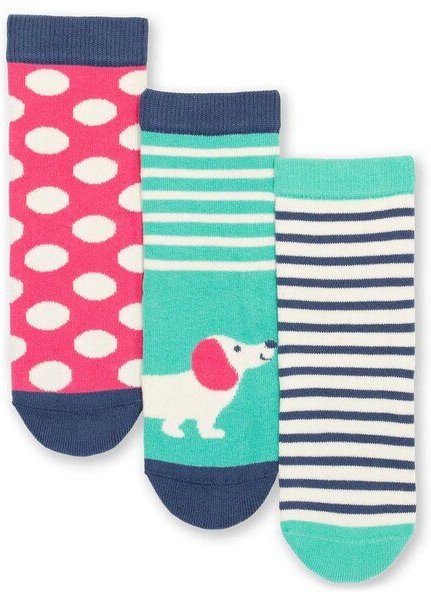 Kite Clothing Bunte Socken 3er-Pack aus Bio-Baumwolle