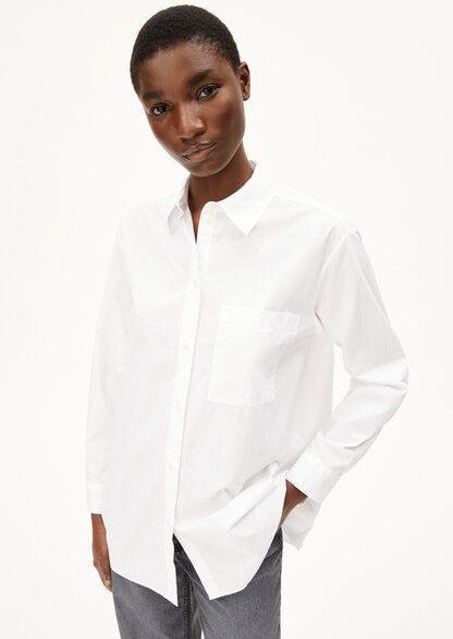 Thumbnail - ARMEDANGELS MAALGAA Damen Bluse aus Bio-Baumwolle