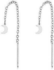 ELEKTROPULLI Ohrringe mit Sonne, Mond, Stern, Herz, Schmetterling, Blume, Glücksklee, Kristall