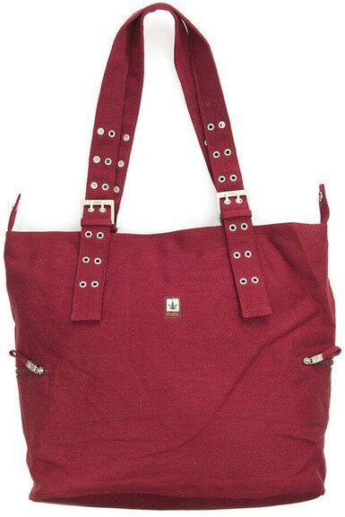 Geräumiger Damen-Shopper mit Reißverschluss von PURE (HV-0004 Hanf Shopper XL)