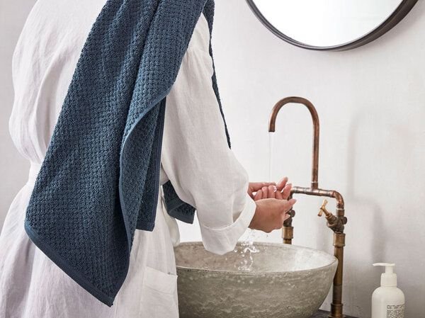 Handtücher Dots 50x100 cm "Yumeko" aus Bio-Baumwolle