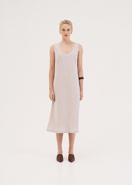 AmourLinen Ines Midi-Kleid aus Leinen