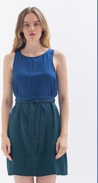 Thumbnail - Studio Hertzberg Tulpinaa Kleid blau grün