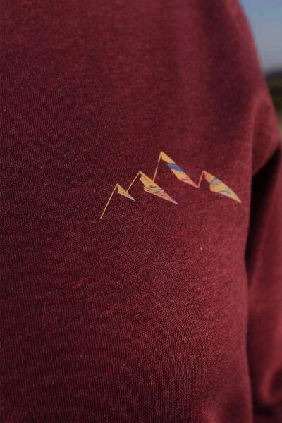 Kultgut Biofair - Supersoft Sweatshirt - Pullover / Little Mountain Landscape