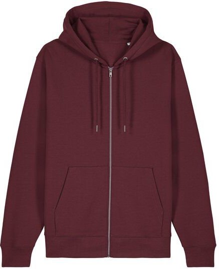 GARY MASH Zipjacke mit Kapuze, Unisex aus Biobaumwolle