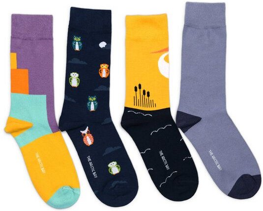 The Arctic Bay Bio-Baumwollsocken 4 Paar – Zora Edition – Doppelfadig, Weich & Bequem – Nachhaltig & Hergestellt in EU
