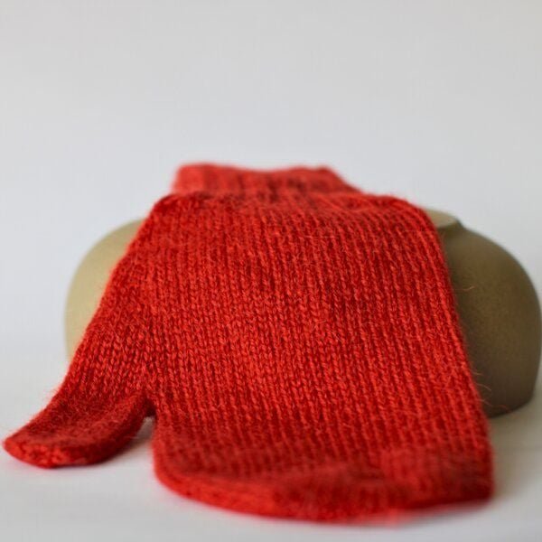 verdonna Handgestrickte Fäustlinge aus reiner Babyalpakawolle