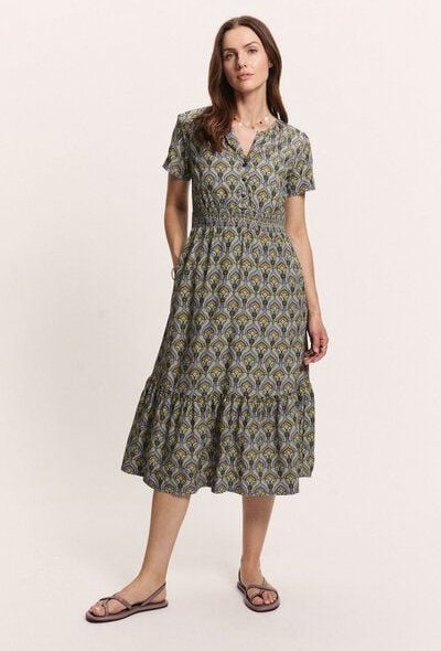 TRANQUILLO Kleid Idaa aus EcoVero Viskose (1140001)