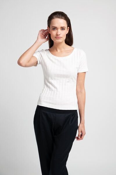 SHIPSHEIP CORA - Damen Shirt in Ripp-Optik aus Bio-Baumwolle