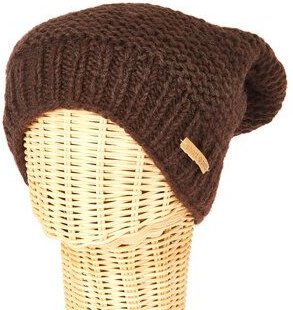 short'n'pietz Schurwollmütze links gestrickt