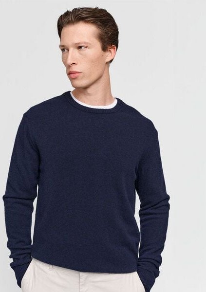SANVT Der Merino Pullover - Dunkelblau