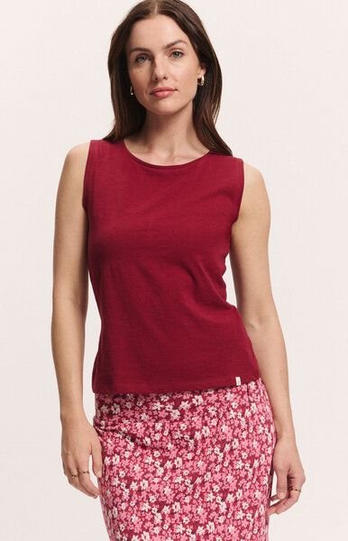 TRANQUILLO Jerseytop Junaa Slub Jersey mit Rücken-Schlitz (1020001)