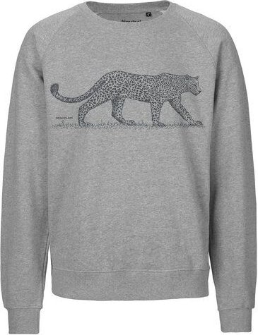 Peaces.bio - handbedruckte Biomode Bio Herren-Sweatshirt Leopard