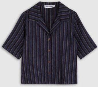Kings Of Indigo MORRIGAN | BLUE LINEN STRIPE