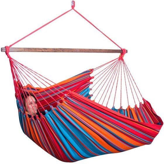 MacaMex Cayo Gigante XL Hängestuhl, Hängesessel aus langfasriger Baumwolle