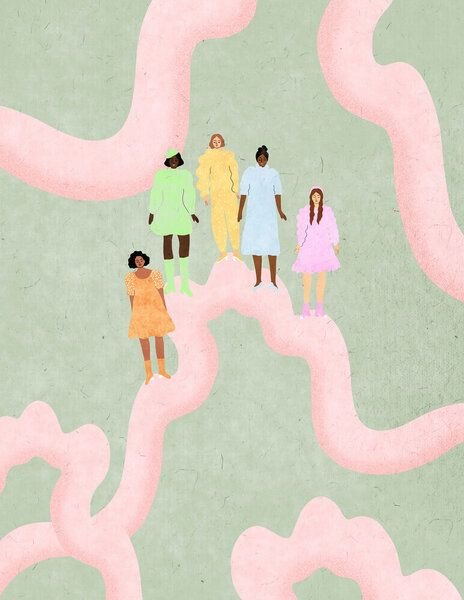 Photocircle Wandbild / Poster / Leinwand - Bubblegum Land