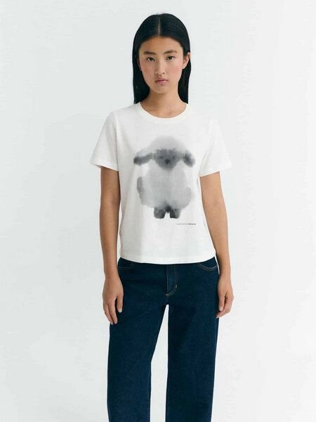 thinking mu Damen T-Shirt - Cloud Sheep Ida T-Shirt - aus Baumwolle