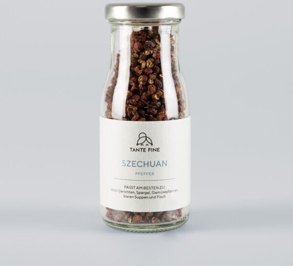 Tante Fine Bio SZECHUAN Pfeffer * Bergpfeffer * zitroniges Aroma * für Asia Gerichte