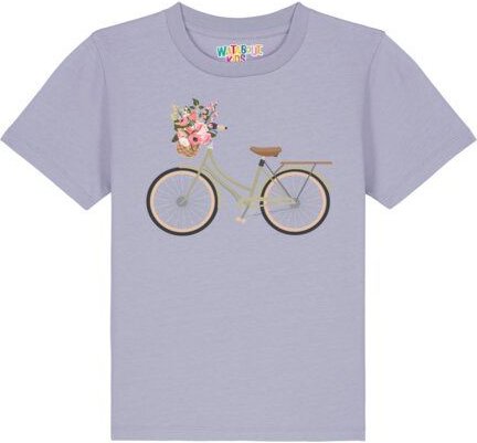 watabout.kids T-Shirt Kinder Fahrrad mit Blumen