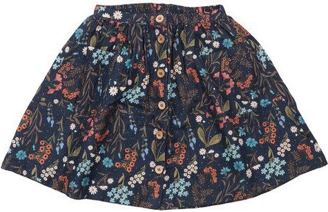 Bio-Baumwolle Floral Night Rock - Blau, GOTS-zertifiziert, 95% Pur Organisch, Fair Trade, Hautfreundlich – Walkiddy