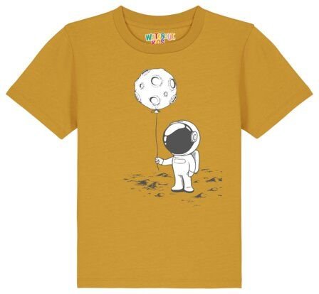 watabout.kids T-Shirt Kinder Kleiner Astronaut mit Luftballon