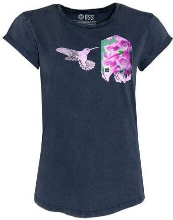 FÄDD Damen T-Shirt Rundhals aus Bio-Baumwolle "Kollidee BT" Blau