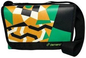 DEMANO Kleine Schultertasche aus Recycelte Bannern Universitat XS