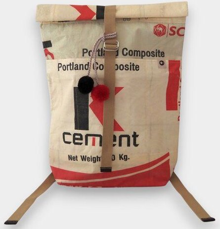 REFISHED fair fashion Rucksack 'BACKPACK' - upcycelte Zementsäcke