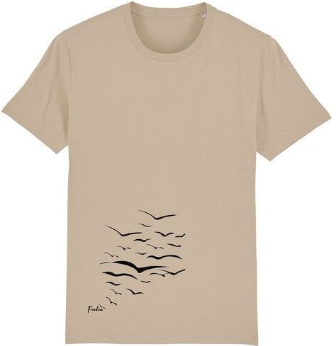Human Family Bio Unisex T-Shirt "Create - Free Birds" in verschiedenen Farben