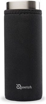 Neopren Schutzhülle für Qwetch Glasflasche schwarz