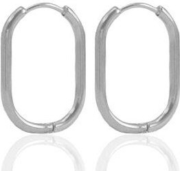 Ovale Creolen von Elektropulli