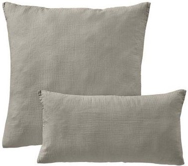 hessnatur Musselin Kissenbezug aus reiner Bio-Baumwolle