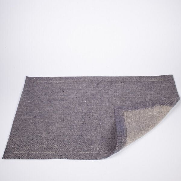 nahtur-design Tischset aus 100% Leinen, Leinendenim