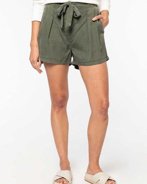 YTWOO Damenshorts mit Paperbag Bund aus 100% nachhaltigen Lyocellfasern