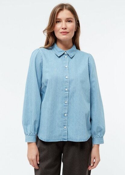 Thumbnail - Givn Berlin Jeansbluse GBLYRA in elegantem Schnitt