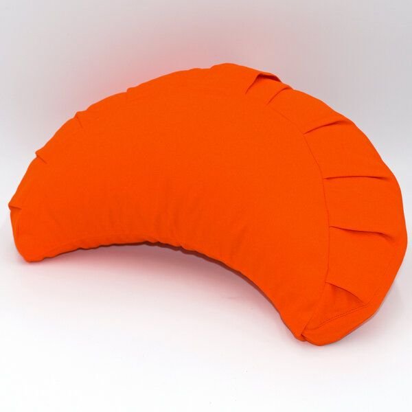 BAGHI Meditationskissen Halbmond basic aus Bio-Baumwolle kbA - Sitzhöhe 12cm