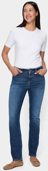 FUTURE:PEOPLE. 05:02 STRAIGHT FIT - MID WAIST- Damen Jeans aus weichem Stretch-Denim aus Bio-Baumwoll-Mix (30503 0 1008)
