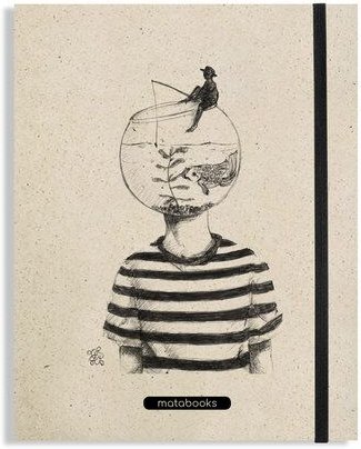 matabooks® Nachhaltiges A5 Notizbuch/Schreibblock aus Graspapier – Swiss Brochure