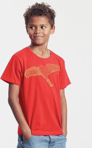 Peaces.bio - handbedruckte Biomode Bio-Kinder T-Shirt Sperber