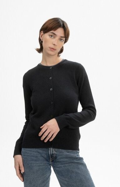 Feinstrick Cardigan NAMEEN | von MELA | Fairtrade & GOTS zertifiziert