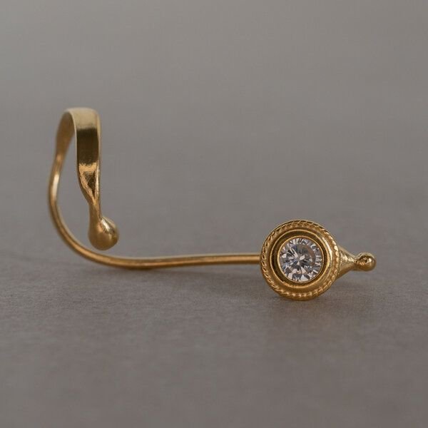 Nella & Sina Klassische Ohrklemme in Silber und Gold