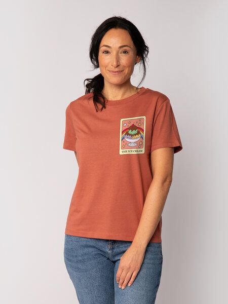 watapparel T-Shirt Frauen Tarot The Ice Cream