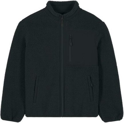 YTWOO Relaxed- Fit Sherpajacke Unisex aus 100% Recyceltem Polyester