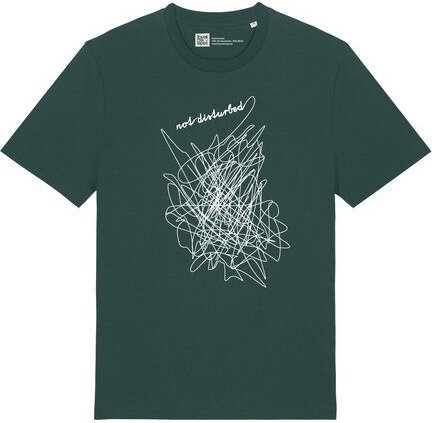 ilovemixtapes Unisex T-Shirt mit not disturbed Motiv – Nachhaltig, Fair, Vegan, Bio-Baumwolle