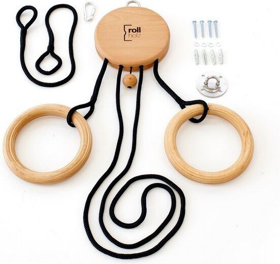 rollholz Schlingentrainer Buche | schnelle Seillängenänderung Made in Germany