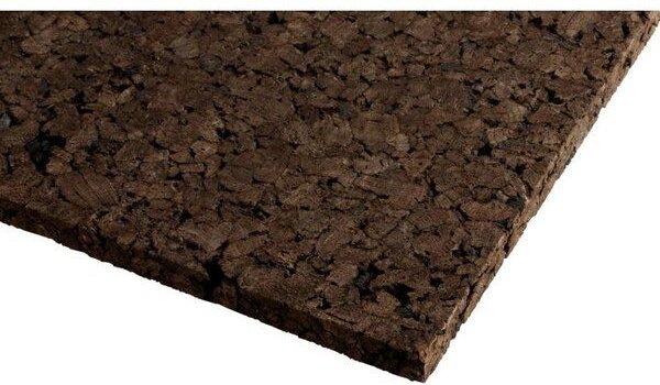 Kork-Deko XL Terrarien Rückwand aus expandiertem Kork | Schwarzkork Backkork | 90x60 cm