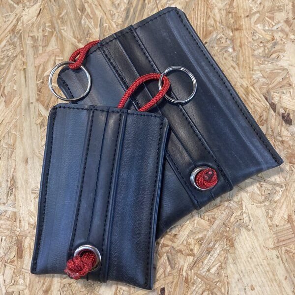 ARTHURKOPF Schlüsseletui aus Fahrradschlauch, Schlüsselglocke